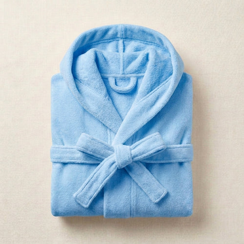 Kids' Plush Bathrobe for Boys & Girls – Soft Cozy Hooded Bathrobe