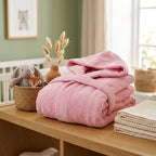Kids' Cozy Hooded Bathrobe – Soft Plush Robe for Boys & Girls