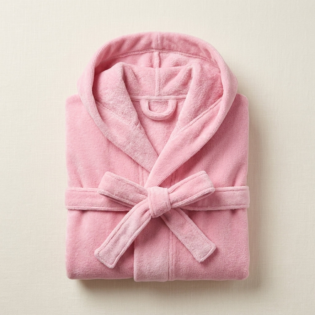 Kids' Cozy Hooded Bathrobe – Soft Plush Robe for Boys & Girls