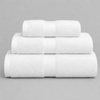 Luxury Towel Set – 3 Piece | Soft & Absorbent Bath Towels – White