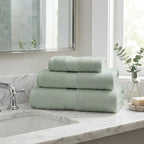 Luxury Towel Set – 3 Piece | Soft & Absorbent Bath Towels – Sage Green