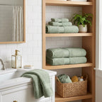 Luxury Towel Set – 6 Piece | Soft & Absorbent Bath Towels – Sage Green